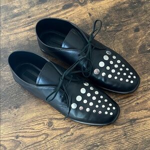 Alexander Wang Studded Lace Up Oxfords
